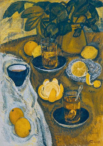 unknow artist Still life with oranges Norge oil painting art